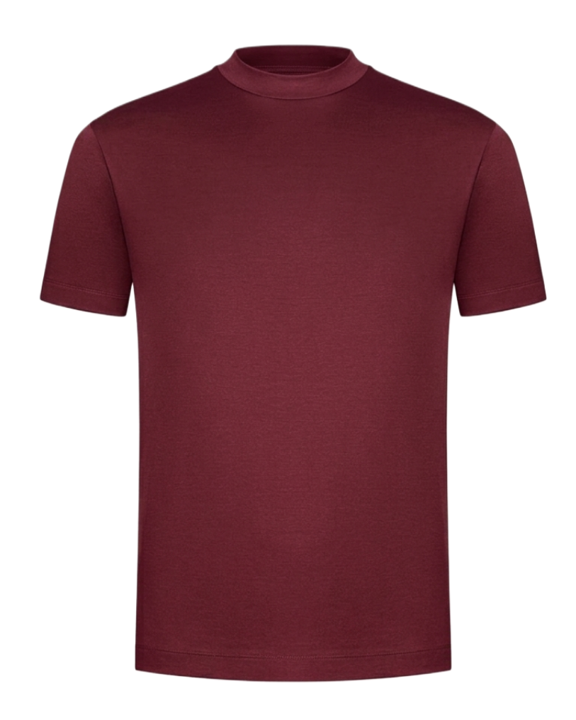 Mosé Shiny T-Shirt Bordeaux