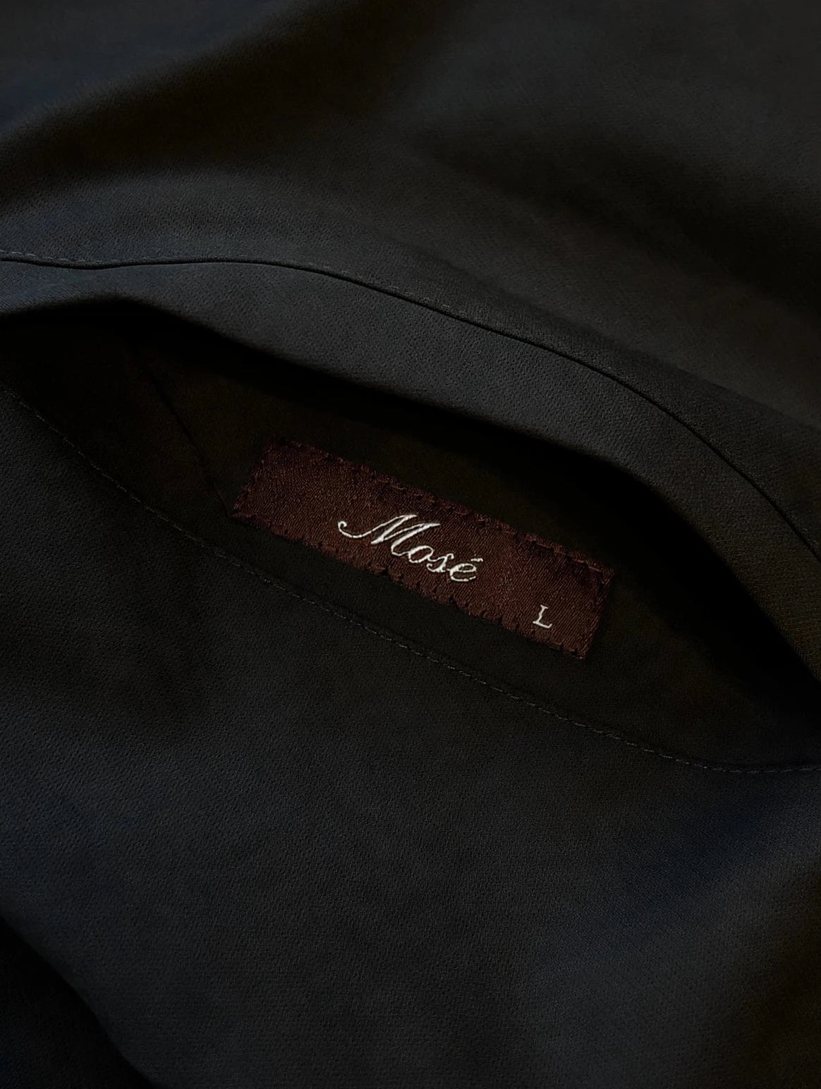 Mosé Noir Zip Hoodie Tracksuit