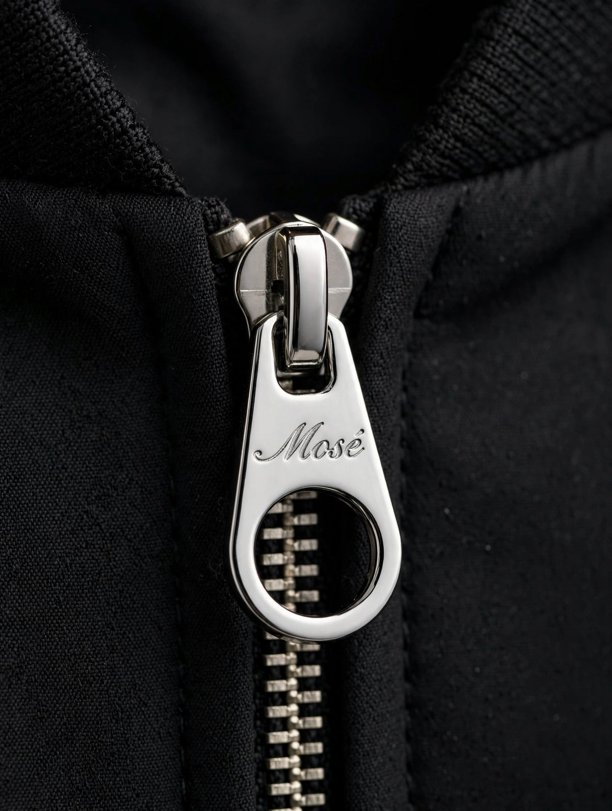 Mosé Noir Zip Hoodie Tracksuit